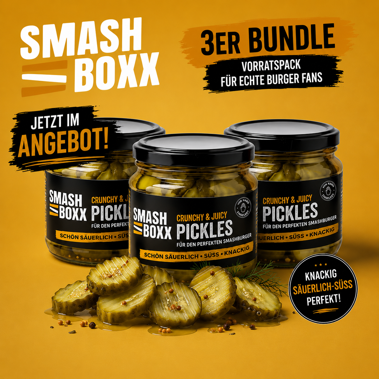 3er Bundle - Selbst eingelegte Pickles