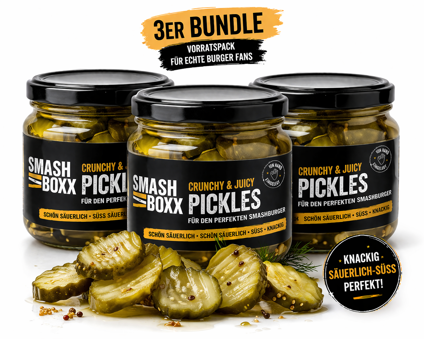 3er Bundle - Selbst eingelegte Pickles