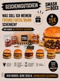 Saftige Burger verschenken