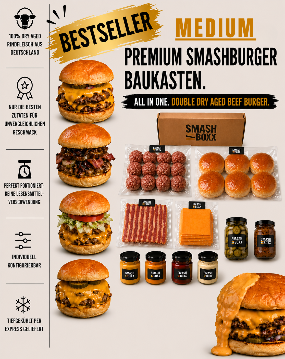 MEDIUM - SMASHBOXX - Burger Baukasten