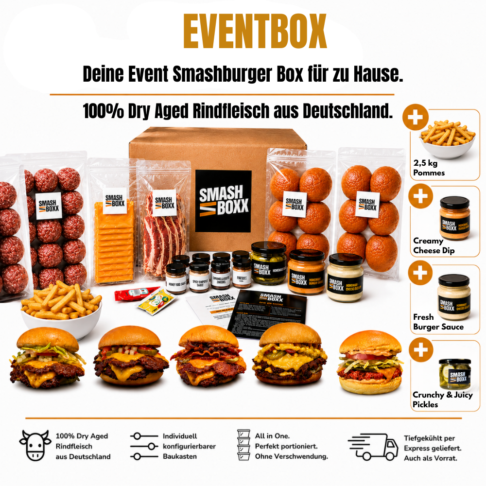 EVENTBOX - SMASHBOXX - Burger Baukasten